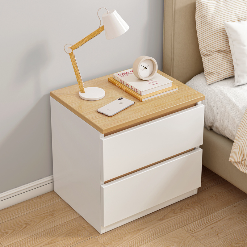 Simple mini bedroom bedside storage cabinet 34