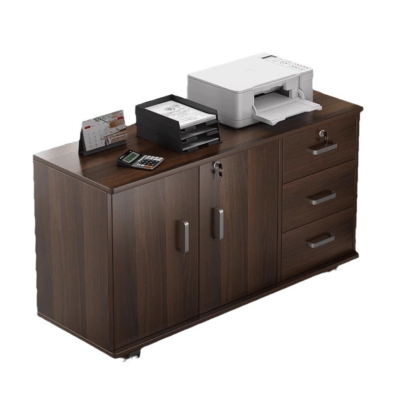 Under-desk lockable storage cabinet 32 02