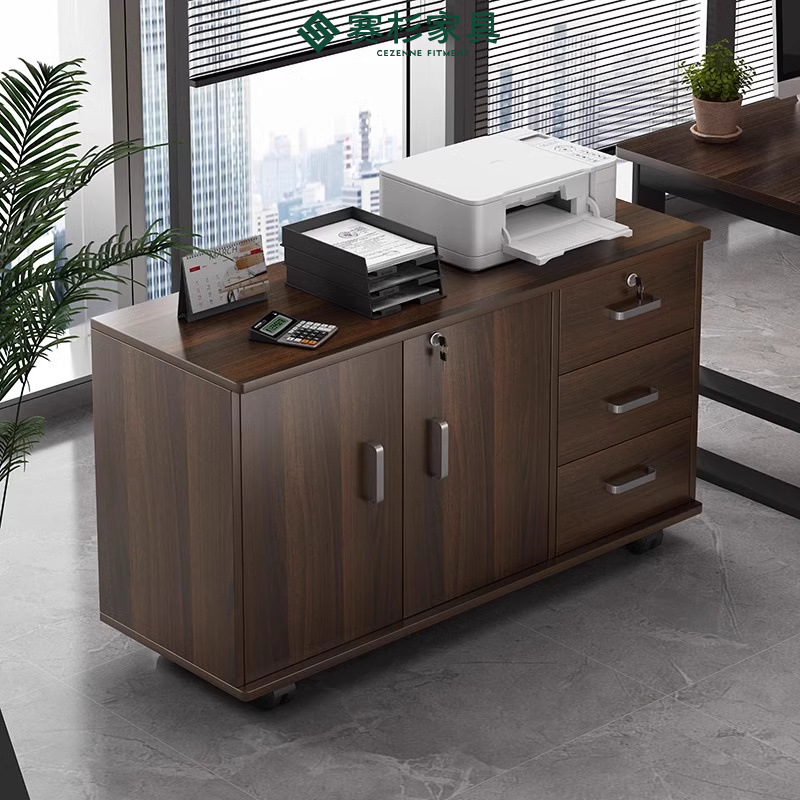 Under-desk lockable storage cabinet 32 01
