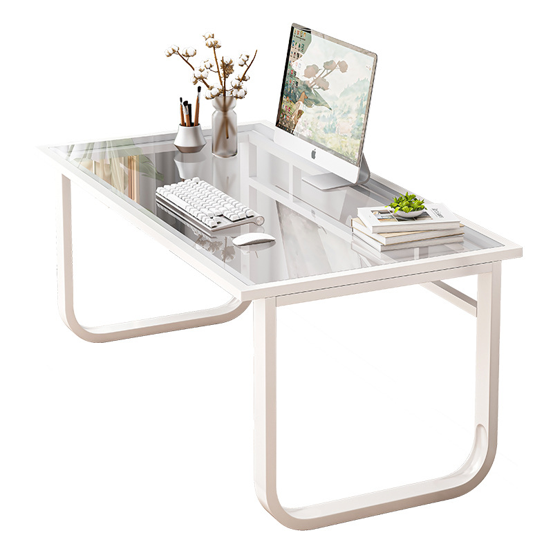 Design tempered glass home writing desk 15