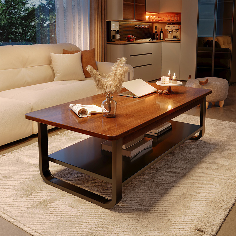 High-end sofa with simple coffee table 18